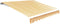 vidaXL - Luifeldoek - 6x3 - m - canvas - zonnebloemgeel - en - wit