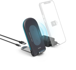Hama QI-FC15S - Draadloze snellader - Qualcomm® Quick Charge™ 3.0 - Zwart