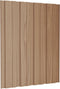 vidaXL - Dakpanelen - 12 - st - 60x45 - cm - gegalvaniseerd - staal - lichthoutkleurig