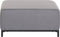 ROVIGO - Ottomaan - Grijs - Polyester