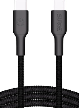 Surge USB C naar USB C kabel - 100W - 2 Meter - Gepantserd met 15% Kevlar