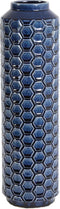 Light & Living Vaas Taverne - Blauw - 16.5x16.5x59cm - Modern