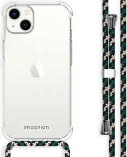 imoshion Hoesje Geschikt voor iPhone 14 Plus Hoesje Met Koord - imoshion Backcover met koord - Transparant