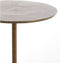 Light & Living Bijzettafel Dimphy - Antiek Brons - Ø35cm - Modern