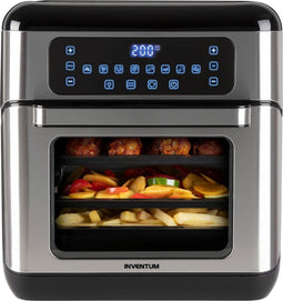 Inventum GF1200HLD - Airfryer oven - 12 liter - 8 programma's - PFAS vrij - Zwart/RVS