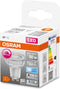 OSRAM Superstar dimbare LED lamp met bijzonder hoge kleurweergave (CRI9-), GU1-basis helder glas ,Koud wit (4-K), 35- Lumen, substituut voor 5-W-verlichtingsmiddel dimbaar, 1-Pak