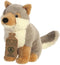 Pluche dieren knuffels wolf van 23 cm - Knuffeldieren wolven speelgoed