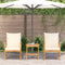 vidaXL - 3-delig - tuin - lounge - set - met - kussens - van - massief - acaciahout