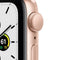 Apple Watch SE (44mm) - Smartwatch - Valdetectie en slaapmonitor - Goud (Roze)