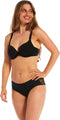 MAGIC Bodyfashion Luxury T-Shirt Bra - Dames Beha - Push-up met kanten details - Zwart - Maat C75