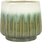 Ter Steege Bloempot Groen-Crème D 15 cm H 14 cm