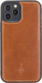 NorthLife - Geschikt voor iPhone 12 / 12 Pro - Lederen Afneembare 2-in-1 bookcase hoes - Cognac