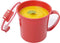 Sistema Microwave - Soepbeker magnetron - 656ml met stoomklep - Rood