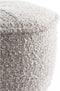 Light & Living Poef Leyla - Beige - Ø40cm - Modern