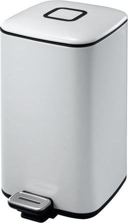 EKO - Regent pedaalemmer 12 liter - Steel Plastic - wit - Prullenbak