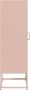 vidaXL - Hoge - kast - 36x39x123 - cm - koudgewalst - staal - roze