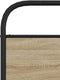 vidaXL - Bedframe - zonder - matras - bewerkt - hout - sonoma - eikenkleur - 75x190 - cm