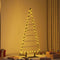 Metalen kerstboom met standaard Zwart 150 cm Staal