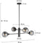 Steinhauer Constellation - hanglamp - Ø 90cm - E14 - zwart - 3804ZW