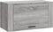 vidaXL - Wandschoenenkast - 70x35x38 - cm - massief - grenenhout - sonoma - grijs