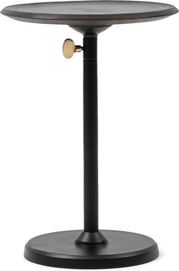 Riviera Maison Bijzettafel - Capri End Table, black - Zwart - Mangohout