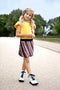 B. Nosy Meisjes Jurk - B.Bananas Collectie - Gele bovenkant met gestreepte print - Maat 116