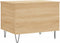vidaXL - Salontafel - 60x44,5x45 - cm - bewerkt - hout - sonoma - eikenkleurig