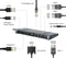 Gembird A-CM-COMBO9-02 - Hub USB - 3x USB 3.2 5Gb/s - Grijs