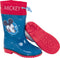 Arditex Regenlaarzen Mickey Stars Donkerblauw/rood Mt 28
