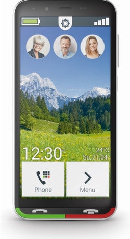 Emporia SUPEReasy - Smartphone - 4G - Android 12 - 32 GB - Zwart