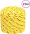 vidaXL - Boottouw - 16 - mm - 25 - m - polypropyleen - geel