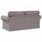 Bank 140cm Taupe Metaal