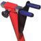 vidaXL - Motorfiets - voorwiel - standaard - rood