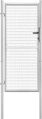 vidaXL - Poort - 105x225 - cm - gegalvaniseerd - staal - zilverkleurig