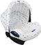 Dooky Seat Cover 0+ - Autostoelhoes - Universeel voor 3- en 5-puntssluiting - Zilver