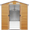 vidaXL-Tuinschuur-191x725x198-cm-gegalvaniseerd-staal-lichtbruin