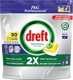 Dreft - Original - All in One - Vaatwastabletten - Citroen - 90 stuks