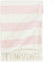 vidaXL - Plaid - streep - 125x150 - cm - katoen - donkergroen