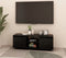 vidaXL - Tv-meubel - 110x30x40 - cm - massief - grenenhout - zwart