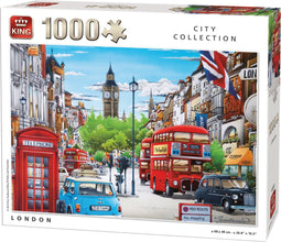 King - London - Puzzel 1000 stukjes 68 x 49 cm - Multi