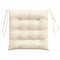 Zitkussens 4 pcs Creme 40 x 40 x 6 cm Katoen Stof