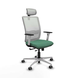 Piqueras y Crespo 1B086G2 - Bureaustoel - Verstelbare hoogte 50-62 cm - Smaragdgroen