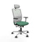 Piqueras y Crespo 1B086G2 - Bureaustoel - Verstelbare hoogte 50-62 cm - Smaragdgroen