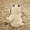 Nuuroo Badponcho Koala - Badcape - Capouchon met oren - Neutraal - Biologisch katoenen badstof badponcho 9-24 maanden