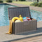 Coast Tuinbox 378 L - Waterdicht met Afsluitbaar Deksel - Bruin - 130x64x59 cm