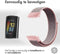 imoshion Nylon bandje - Geschikt voor Fitbit Charge 6, Charge 5 - Roze - L