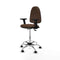 Piqueras y Crespo B2D05RF - Bureaustoel - Hoogteverstelbaar met armleuning - Donkerbruin