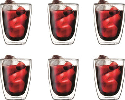 Bodum Pilatus - Dubbelwandige Glazen - Isolerend - 350 ml (6 stuks)