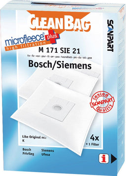CleanBag K - Stofzuigerzak Microfleece+ - 4 lagen - Doos (4 stuks)