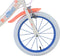 Disney Stitch Kinderfiets - Meisjes - 16 inch - Creme Koraal Blauw - Twee handremmen